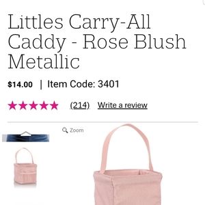 thirty-one Storage & Organization - Thirty-one Littles Carry All Caddy Rose Blush thirty-one Storage & Organization - Thirty-one Littles Carry All Caddy Rose Blush